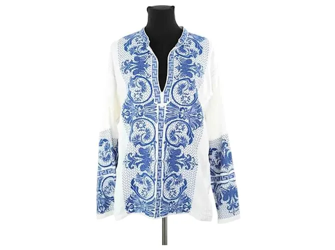 Isabel Marant Top in cotone blu