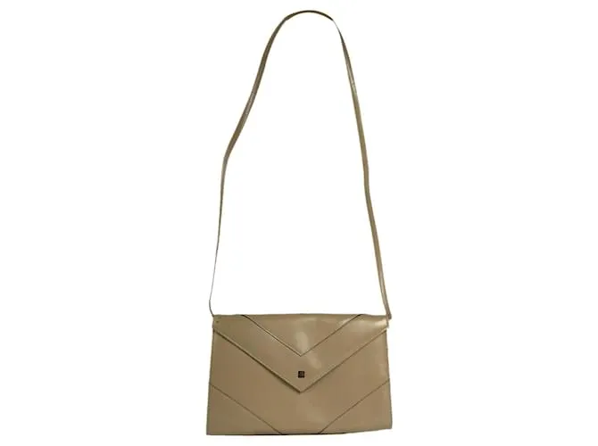 Borsa in pelle cammello Givenchy 4G