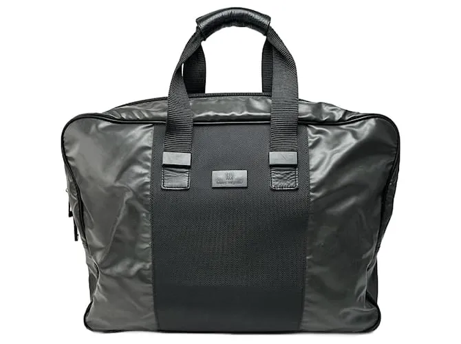 Borsa da viaggio vintage Issey Miyake Nero