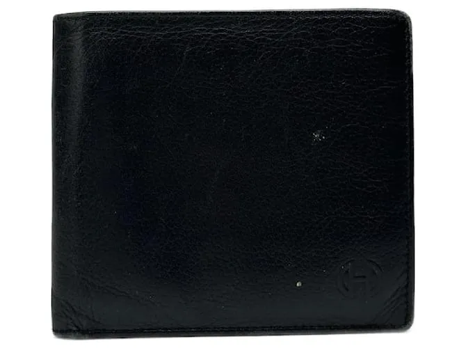 Céline Portafoglio pieghevole vintage Celine Paris nero