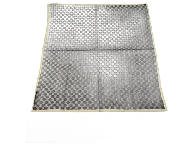 Céline Sciarpa Vintage Celine Triomphe nera bianca Grigio