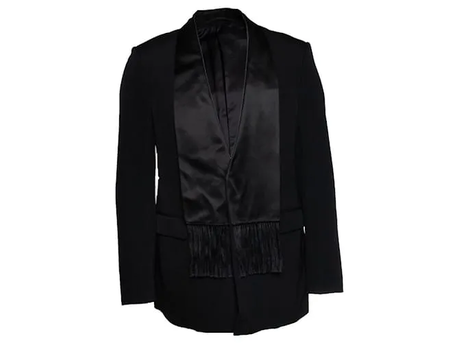 Givenchy, Blazer con revers in nero