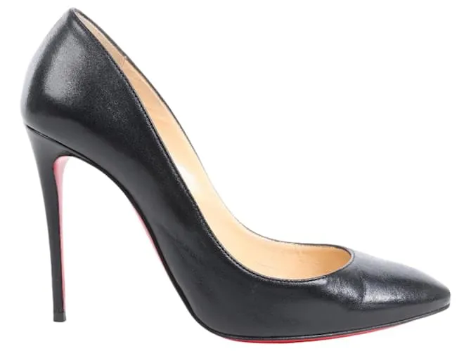 Tacchi Lucidi Napa Eloise 100 di Christian Louboutin in Nero, Taglia 38 EU