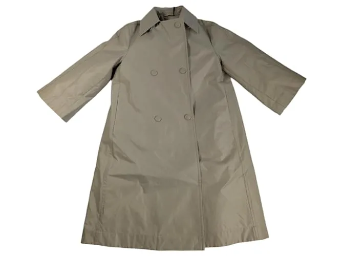 Cappotto beige a doppio strato Jil Sander, taglia 36