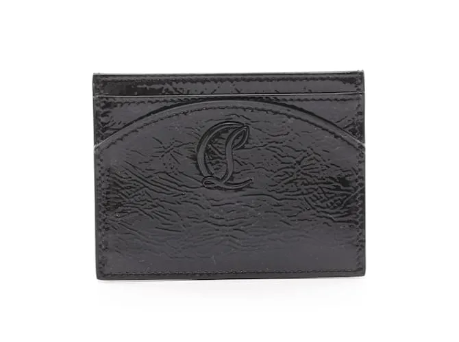 Portacarte Loubi54 Ruby 54 di Christian Louboutin Nero