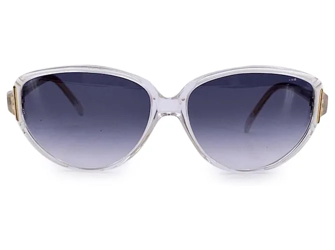 Givenchy Occhiali da sole vintage bianchi Parigi G 8918 57/15 172 Bianco