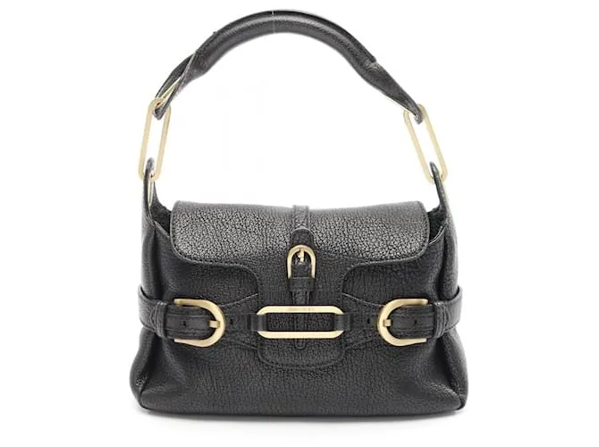 Borsa in pelle nera Jimmy Choo Nero