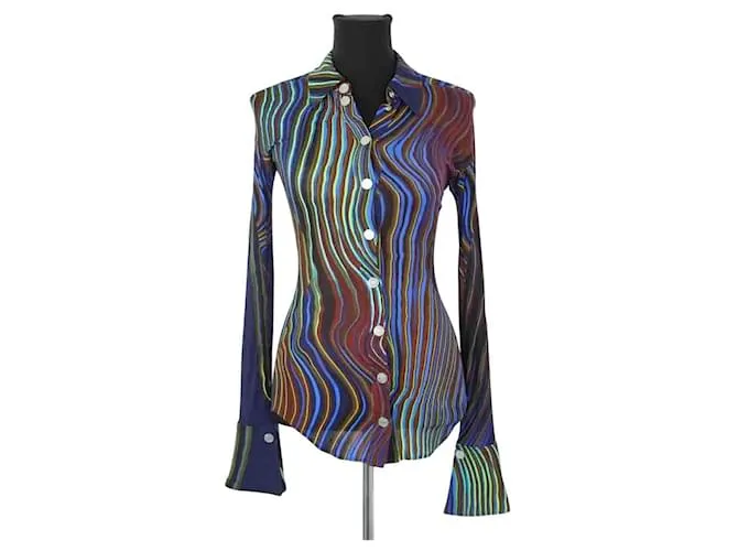 Thierry Mugler Camicia multicolore