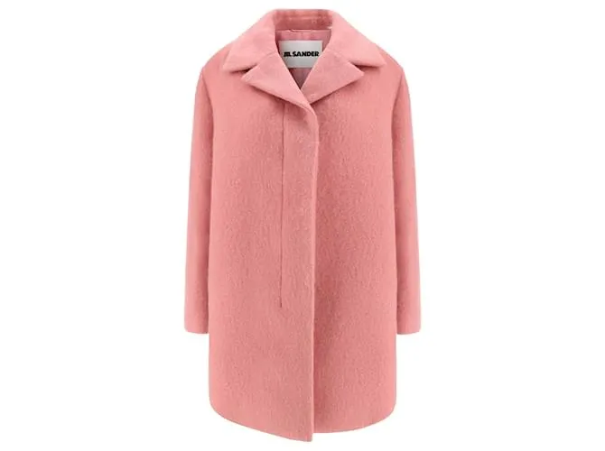 Cappotto Kaban in Lana Jil Sander Rosa