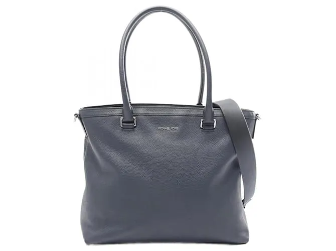 Borsa tote in pelle Michael Kors Blu