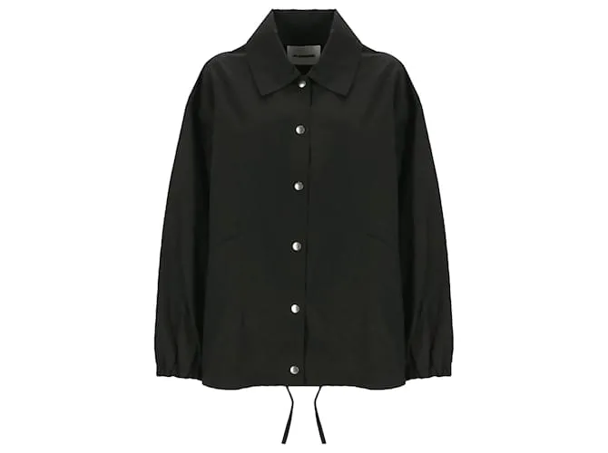 Giacca di cotone Jil Sander Nero