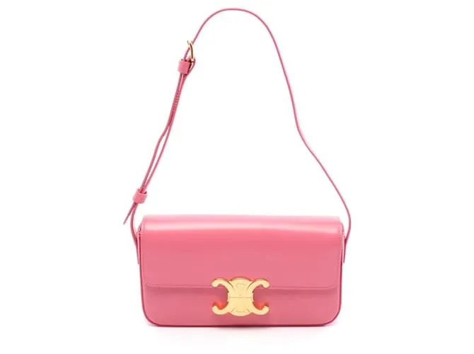 Céline Borsa a spalla Claude Triomphe in pelle Celine Rosa