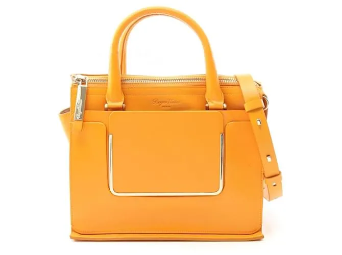 Borsa Roger Vivier Borsa in pelle Arancione