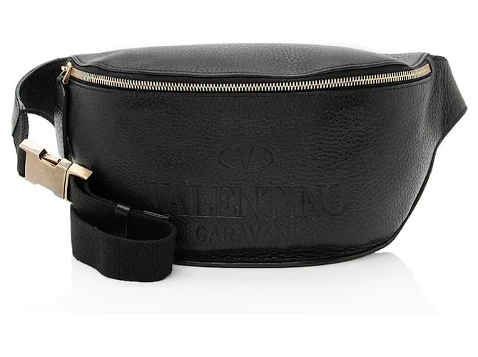 Valentino Garavani Belt bag in pelle Valentino Identity Nero
