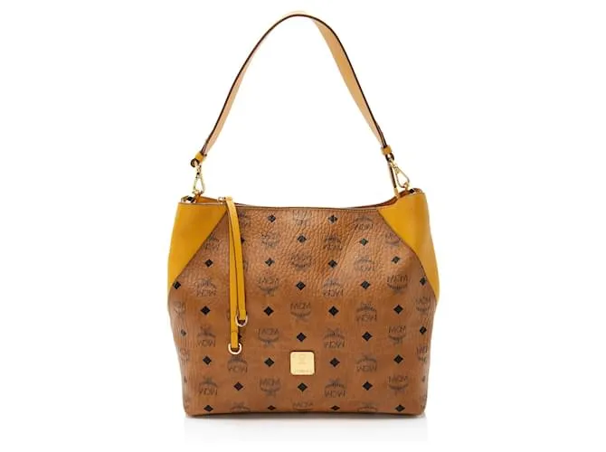 MCM Visetos Klara Medium Hobo Marrone