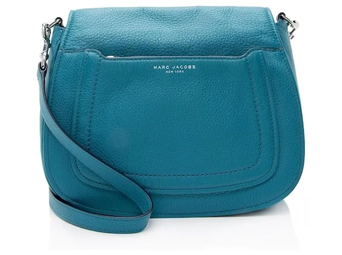 Borsa a Spalla Nomad Recruit in Pelle Marc Jacobs Blu