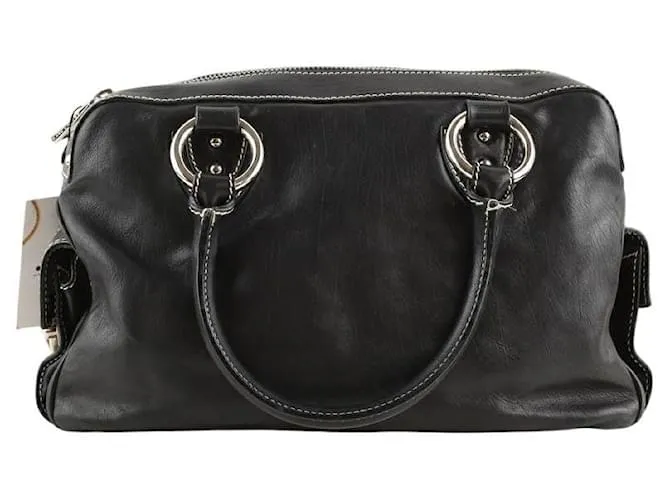 Marc Jacobs Borsa a mano in pelle nera Nero