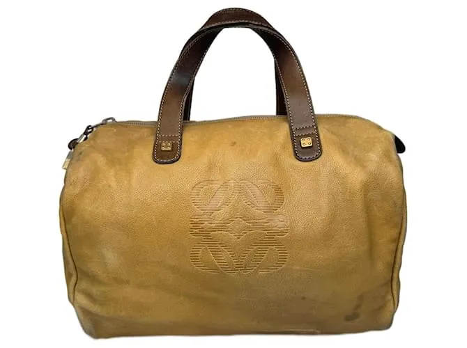 Borsa vintage Loewe Madrid cammello Giallo