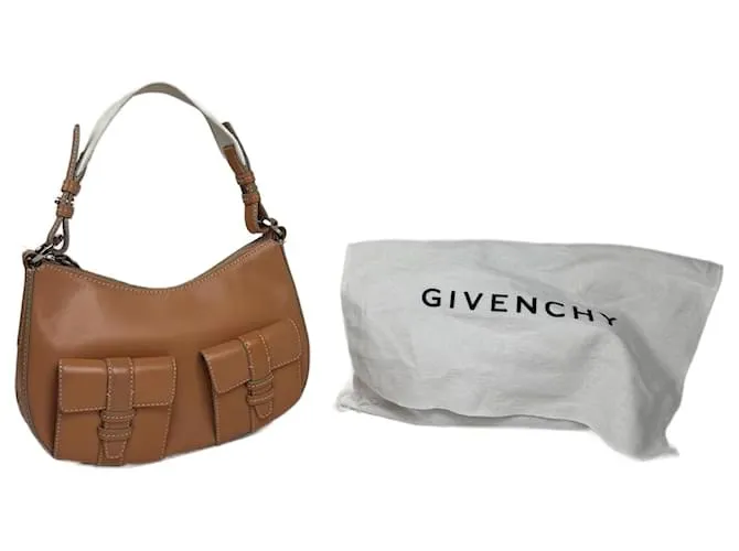 Borsa in pelle vintage Givenchy marrone Cammello