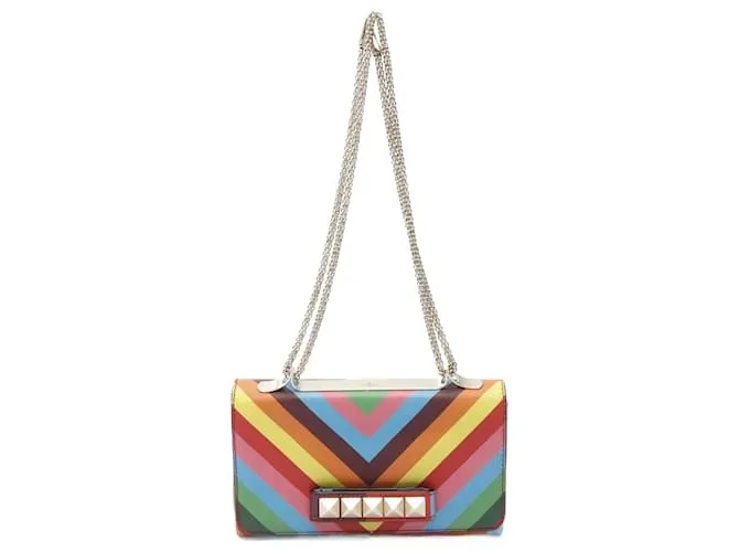 Borsa a Spalla Valentino Rockstud Multicolore