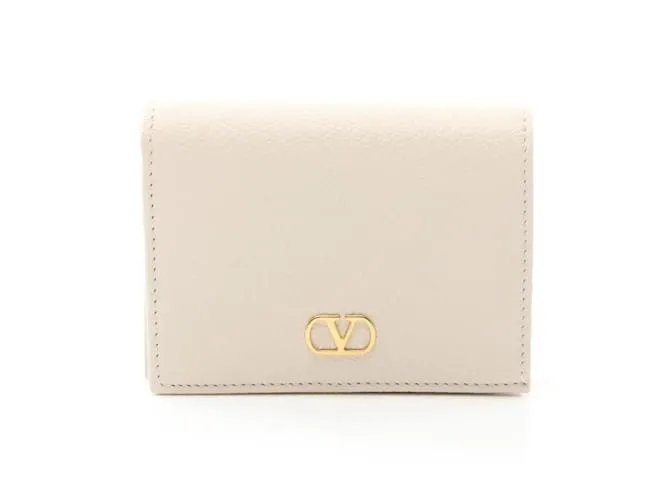 Portafoglio bi-fold Valentino Garavani Bianco