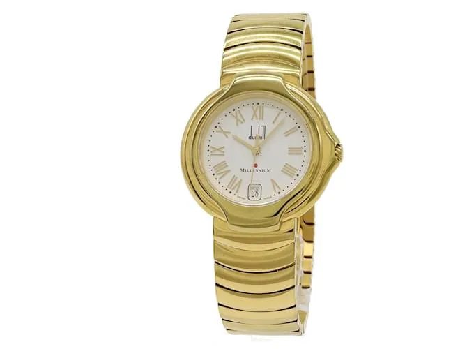 Alfred Dunhill Orologio al quarzo Dunhill White Dial Millennium 8001 Bianco