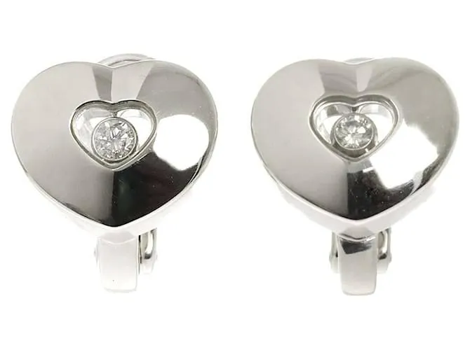 Orecchini a clip Happy Heart Diamond di Chopard D'oro