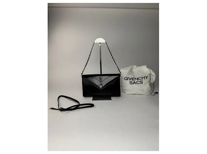 Borsa in pelle Givenchy 4G vintage nera Nero