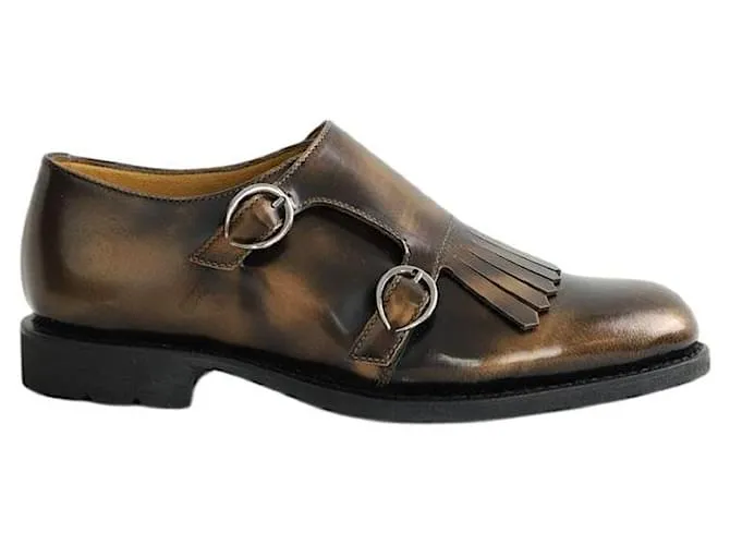 Paraboot Mocassini in pelle verniciata marrone