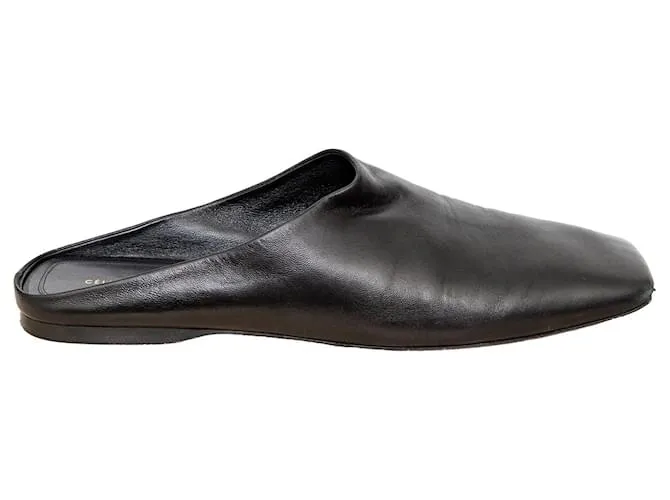 Céline Mule in pelle Celine Nero