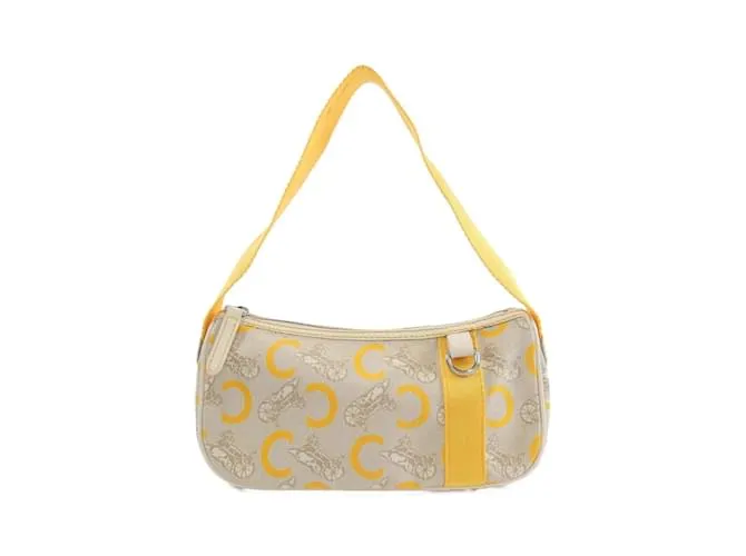 Céline Pochette Accessorio Celine Beige Giallo