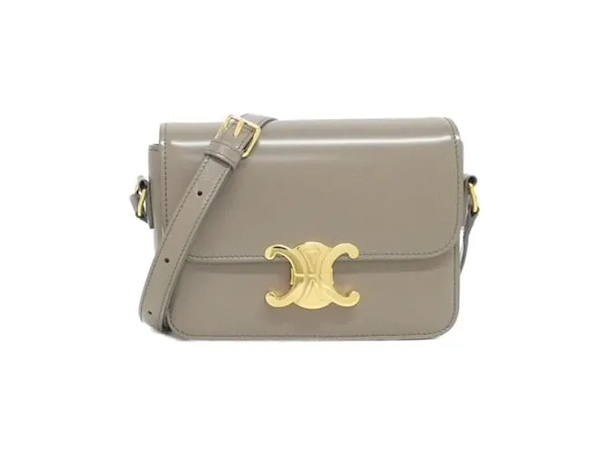 Céline Borsa a Spalla Celine Teen Triomphe 188423BF4 Marrone