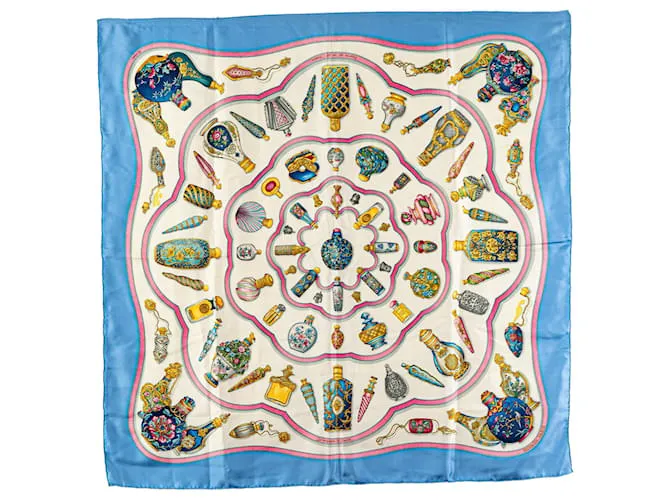 Hermès Bianco Qu Importa Il Flacone Sciarpa di Seta