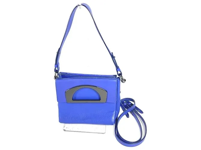Borsa 2WAY in pelle blu Christian Louboutin