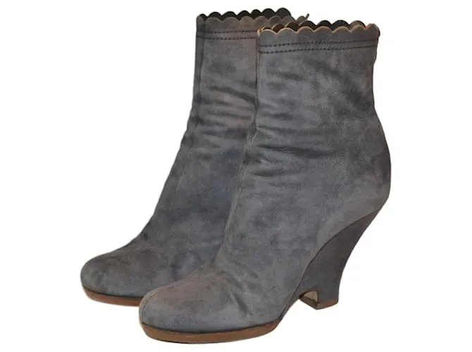 Miu Miu stivaletti Grigio