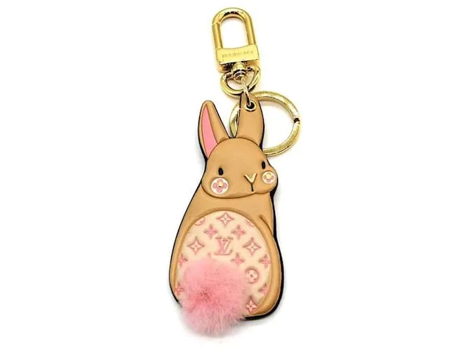 Portachiavi Porto Clevanie Louis Vuitton Marrone Rosa