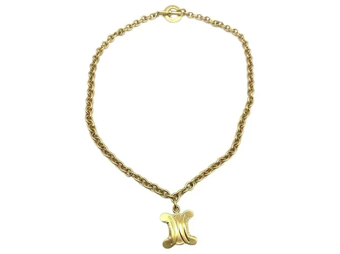 Céline COLLANA LUNGA A CATENA TRIOMPHE MACADAM CELINE