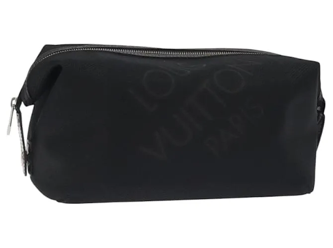LOUIS VUITTON Trousse Albatross Damier Geant Borsa Nera M93091 Auth BA3633 Nero
