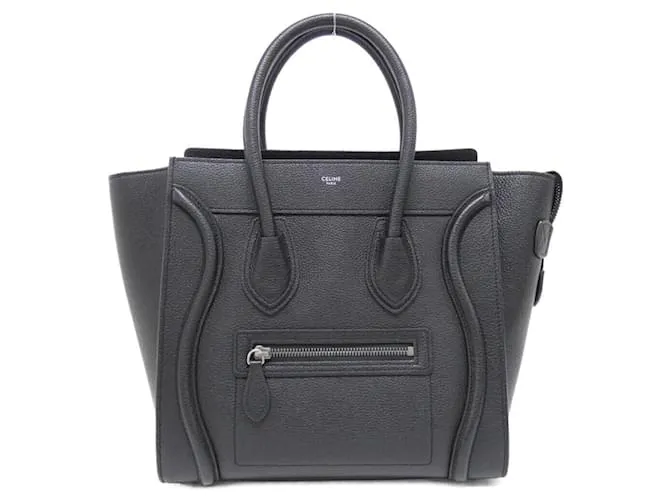 Céline Borsa a mano Celine Micro Luggage Nero