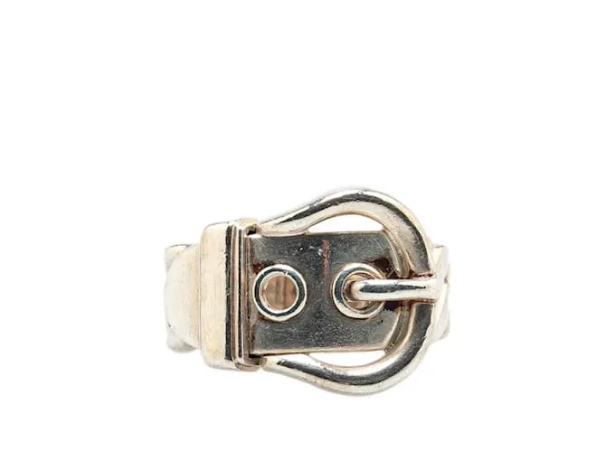 Ring Hermès Anello Boucle Cellier Hermes in Argento 925