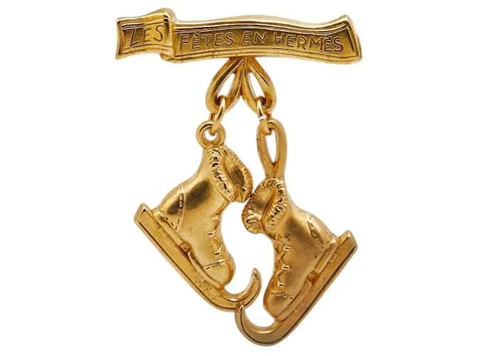 Hermès Spilla di scarpe da skate Hermes Vintage LES FETES EN HERMES