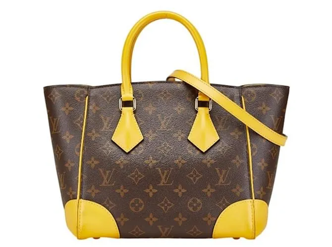 Borsa Louis Vuitton Monogram Phoenix PM Marrone Giallo