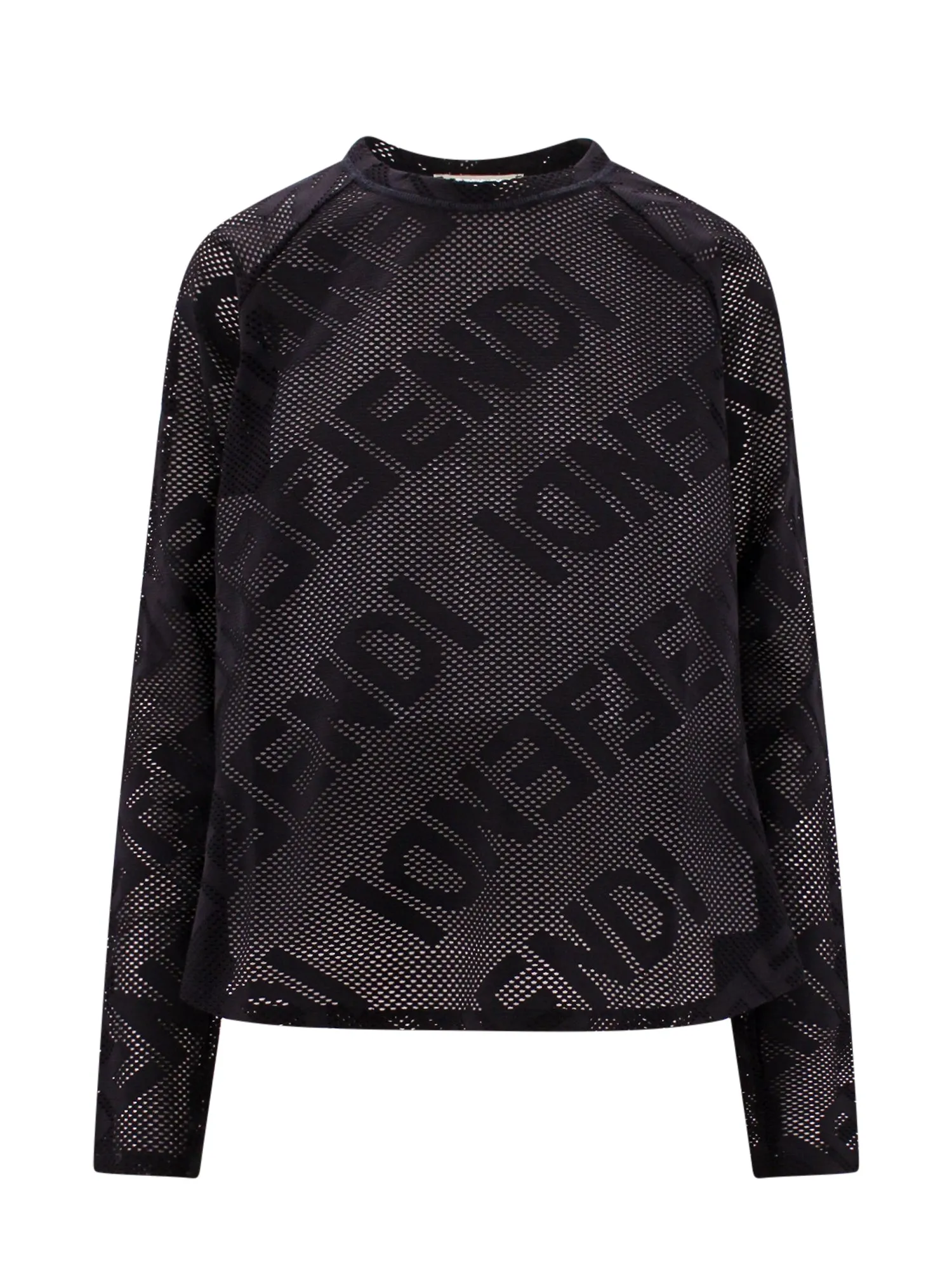 Mesh T-Shirt With All-Over Logo