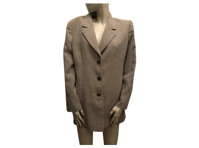 Valentino Giacca pied de poule Nero Bianco