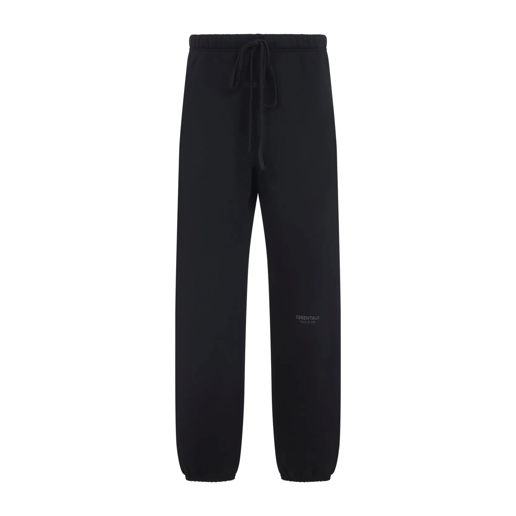 Jet Black Cotton Vintage Fleece Sweatpants