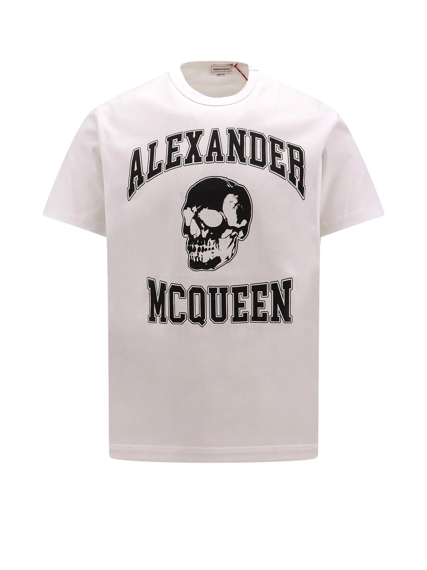 Cotton T-Shirt With Varsity Logo Print