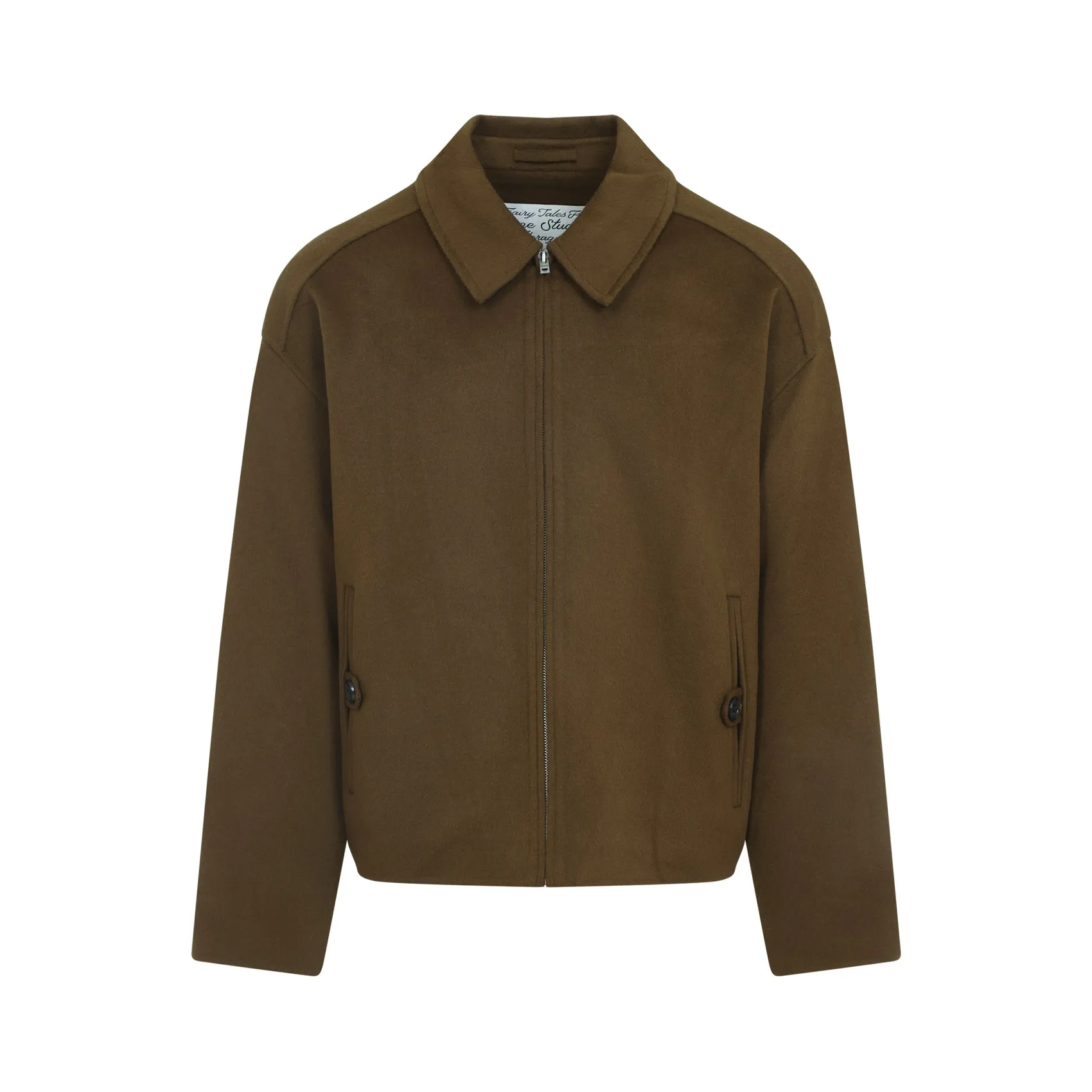 Olive Green Virgin Wool Jacket