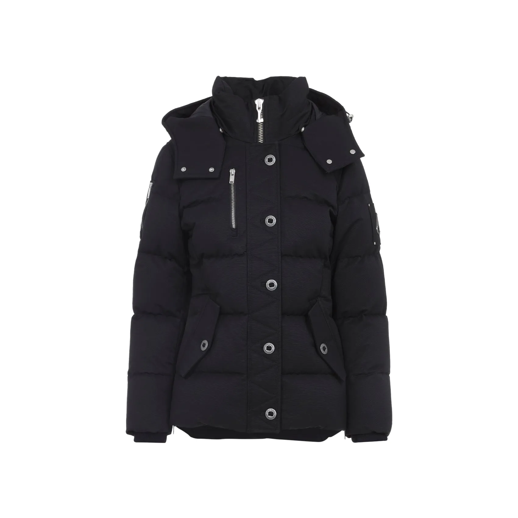 Black Cotton 3q Lds Jacket