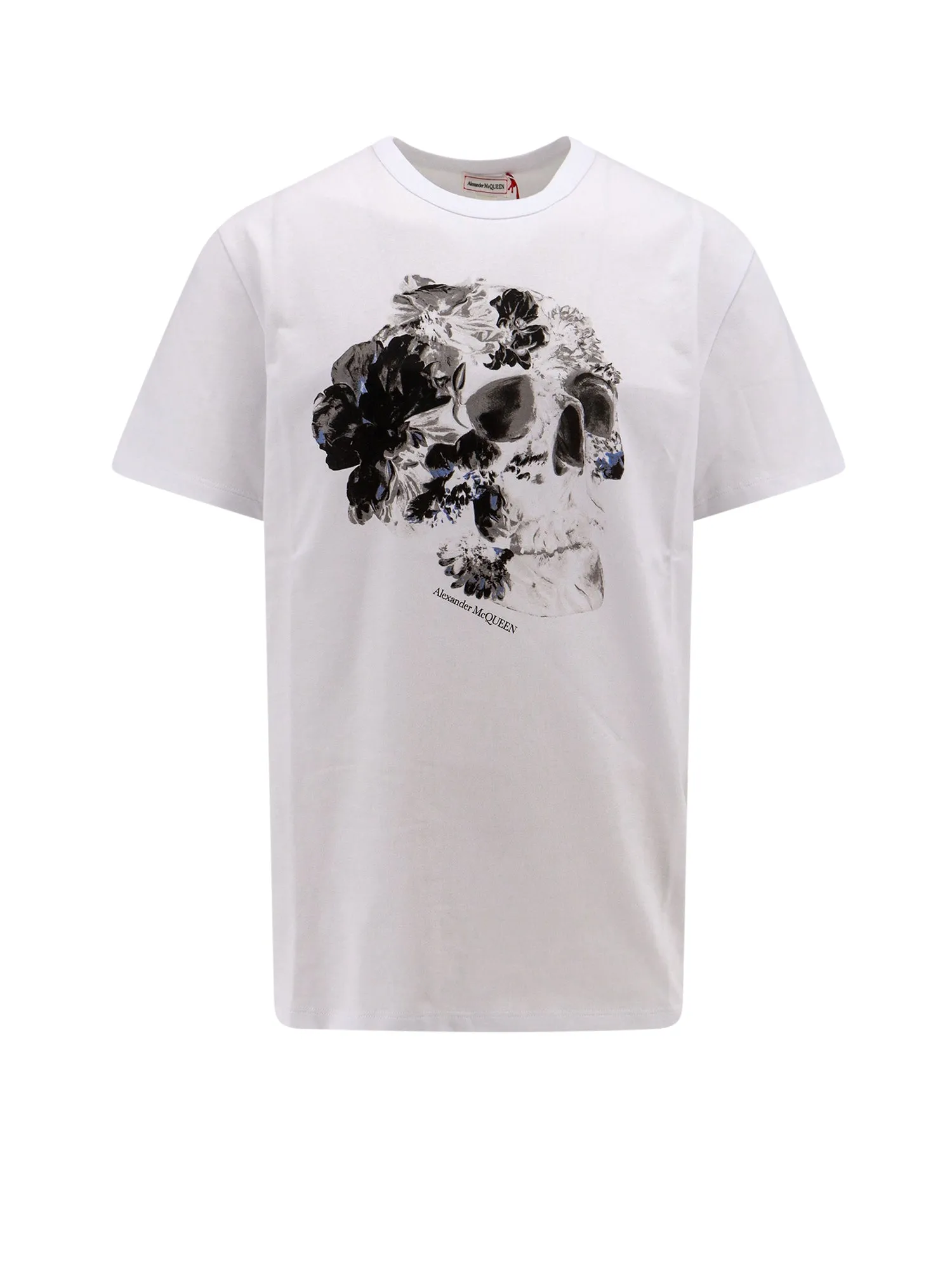 Cotton T-Shirt With Iconic Frontal Skull