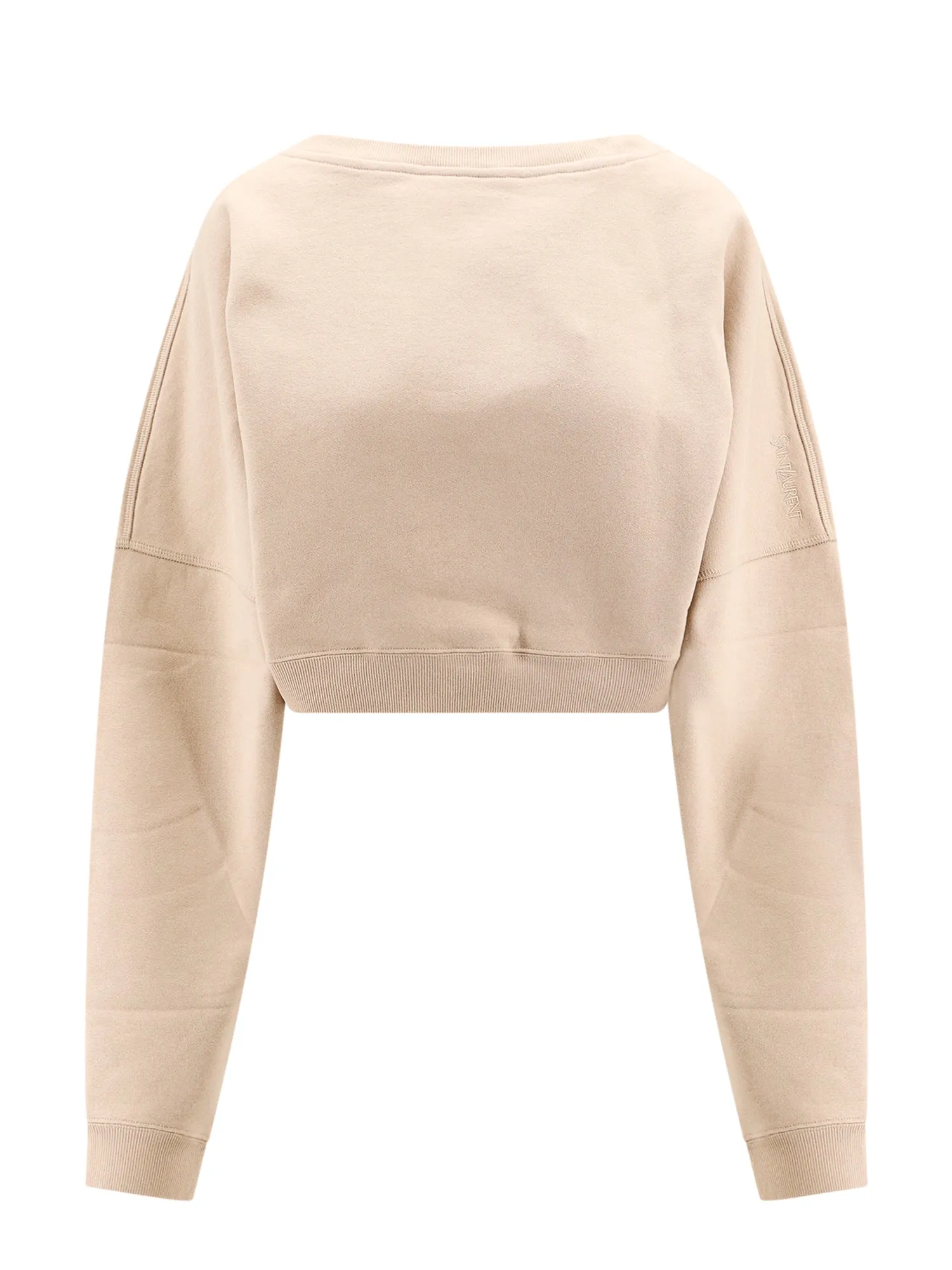 Crop Fit Biologic Cotton Sweatshirt